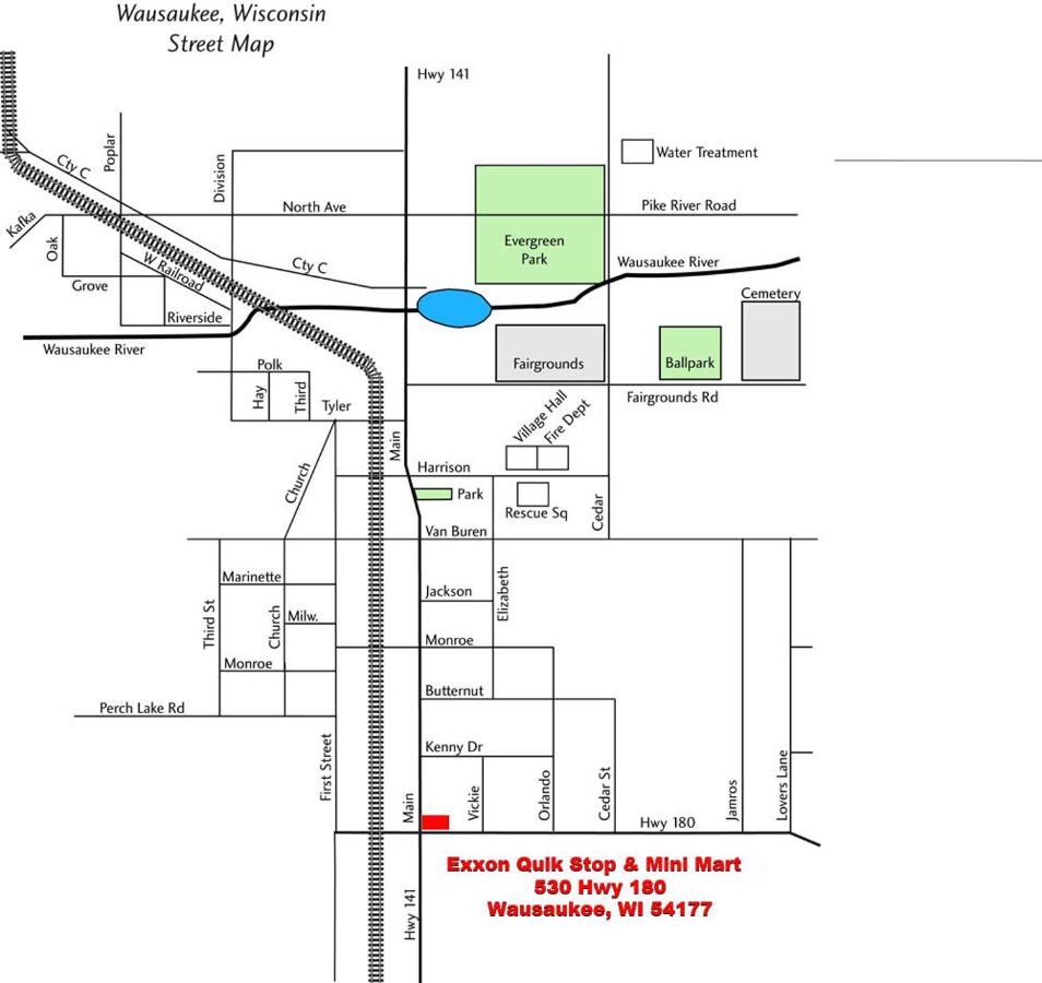 Exxon Quik Stop & Motel Wausaukee 外观 照片
